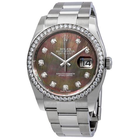 womens rolex black mother of pearl|Rolex datejust 31 black dial.